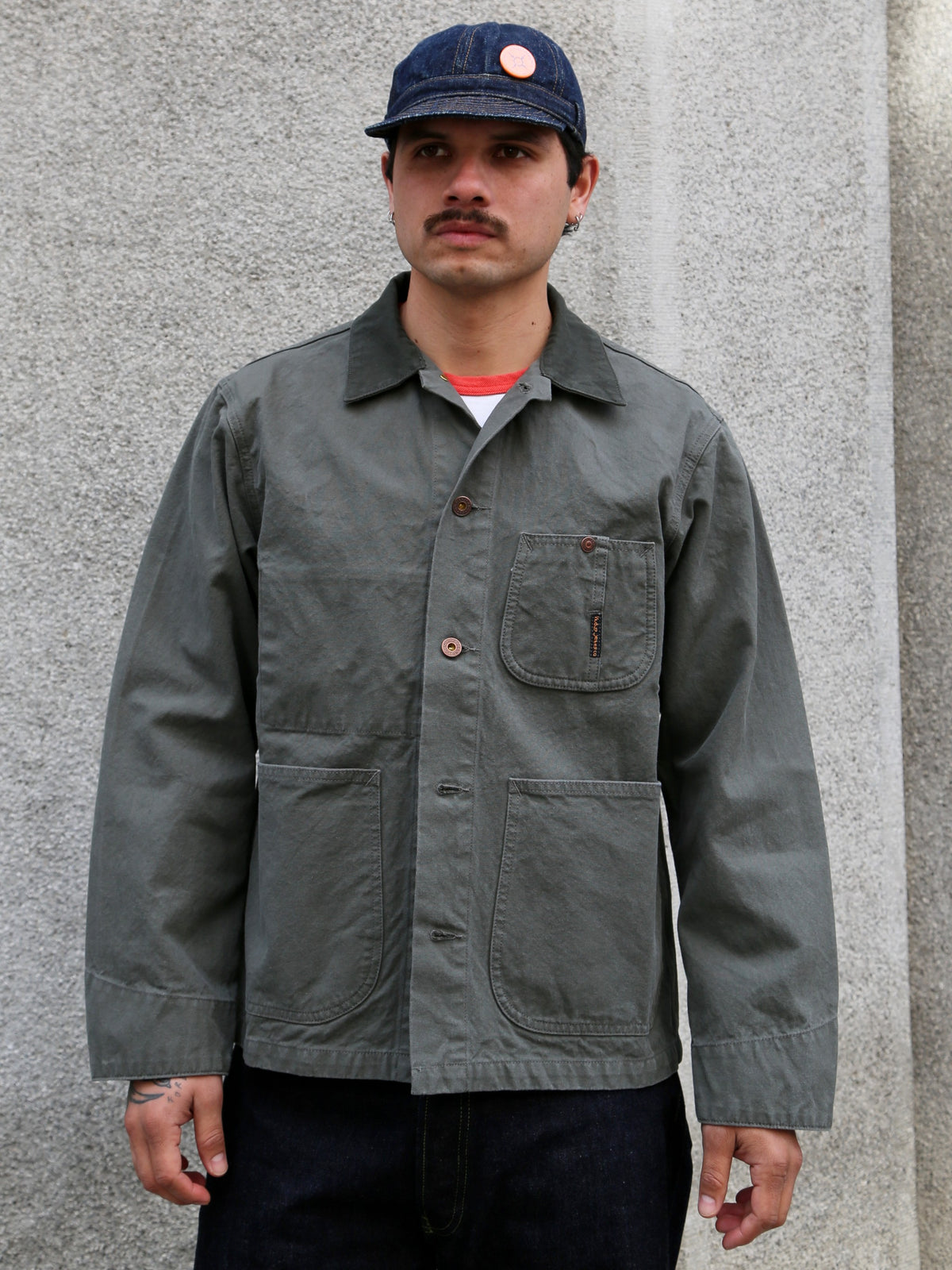 Nudie Jeans Howie Chore Jacket Duck Canvas – Green (160966)