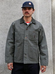 Nudie Jeans Howie Chore Jacket Duck Canvas – Green (160966)