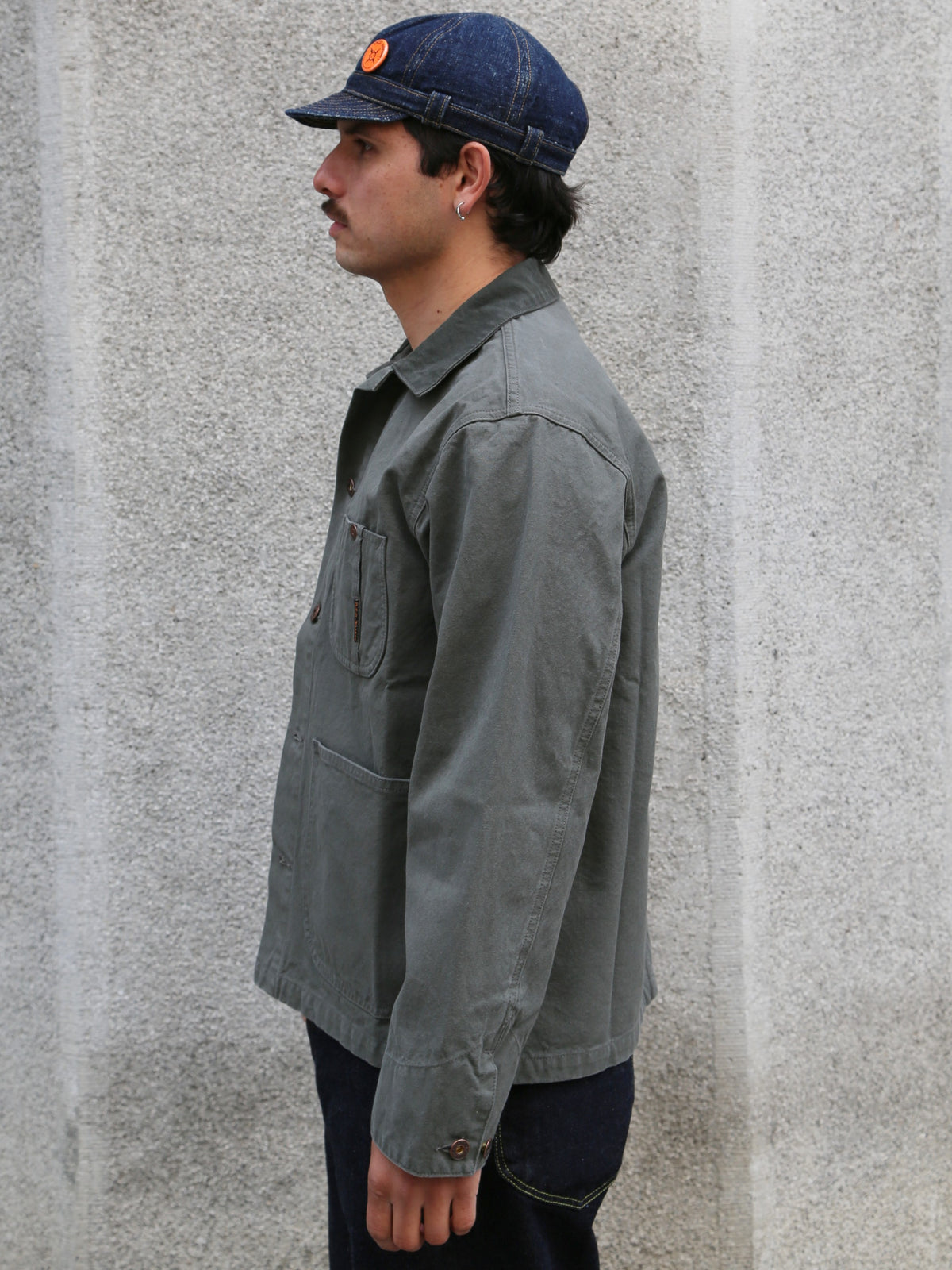 Nudie Jeans Howie Chore Jacket Duck Canvas – Green (160966)