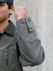 Nudie Jeans Howie Chore Jacket Duck Canvas – Green (160966)