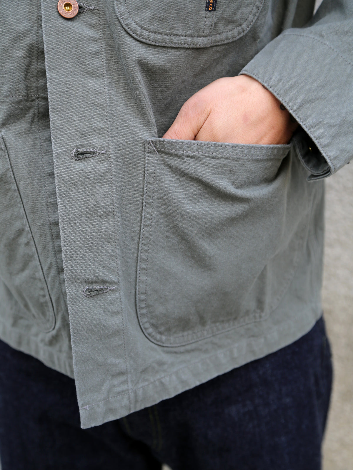 Nudie Jeans Howie Chore Jacket Duck Canvas – Green (160966)