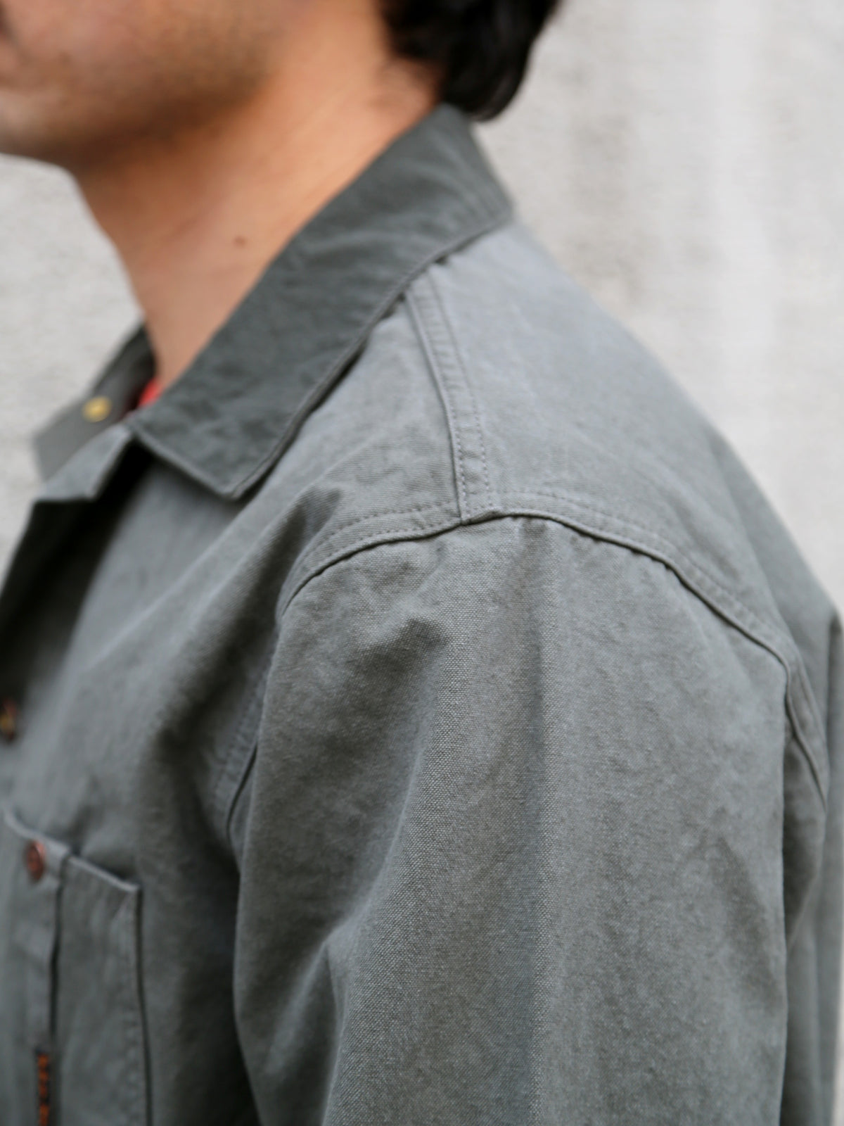 Nudie Jeans Howie Chore Jacket Duck Canvas – Green (160966)