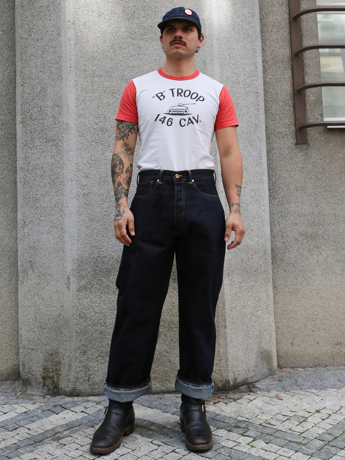 Indigofera Duke Selvedge 14,5 Oz Jeans – Rinsed Blue (45-21-00)