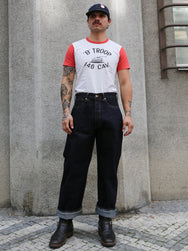 Indigofera Duke Selvedge 14,5 Oz Jeans – Rinsed Blue (45-21-00)