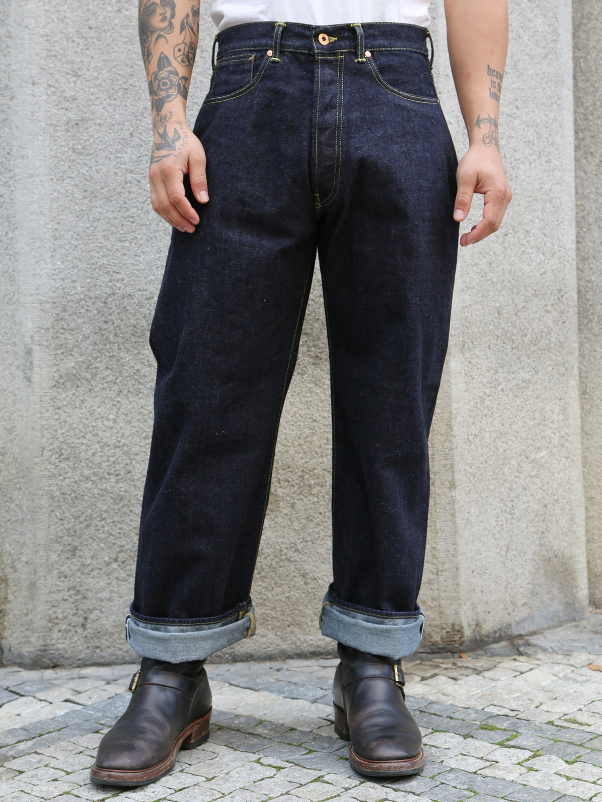 Indigofera Duke Selvedge 14,5 Oz Jeans – Rinsed Blue (45-21-00)