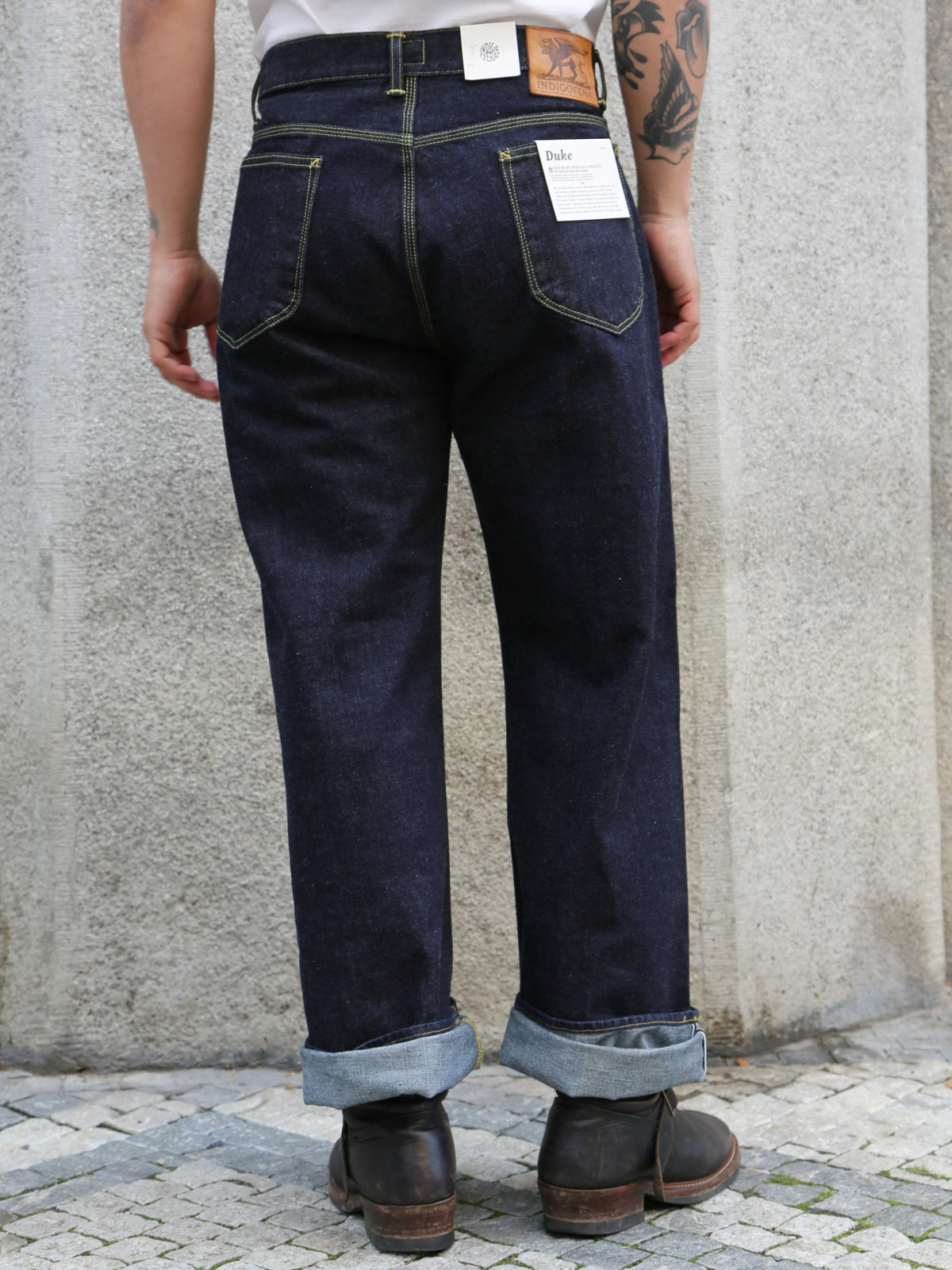 Indigofera Duke Selvedge 14,5 Oz Jeans – Rinsed Blue (45-21-00)