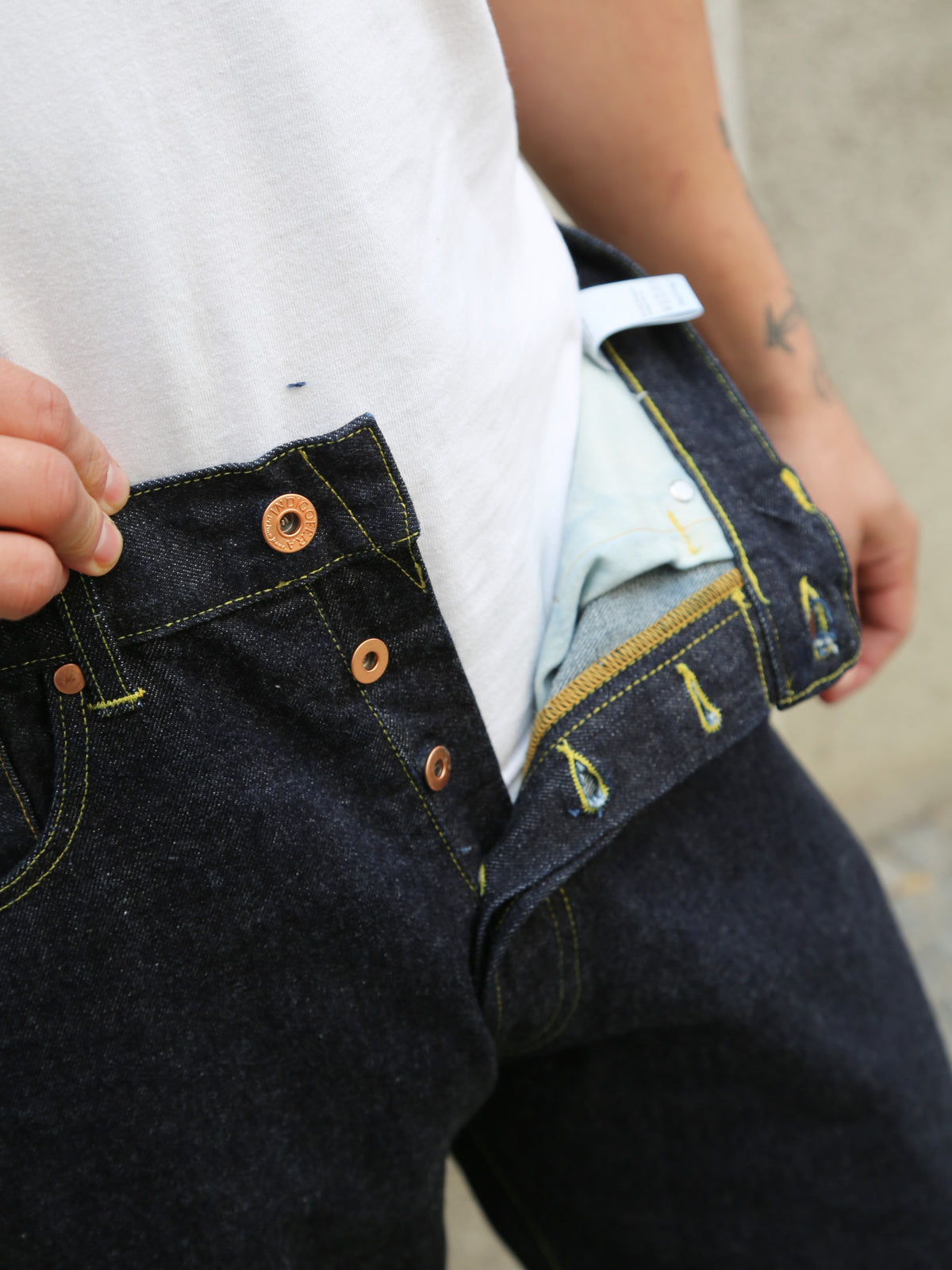 Indigofera Duke Selvedge 14,5 Oz Jeans – Rinsed Blue (45-21-00)