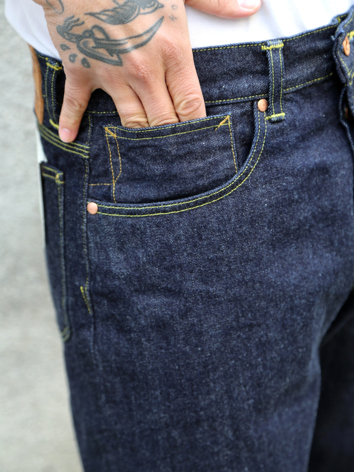 Indigofera Duke Selvedge 14,5 Oz Jeans – Rinsed Blue (45-21-00)
