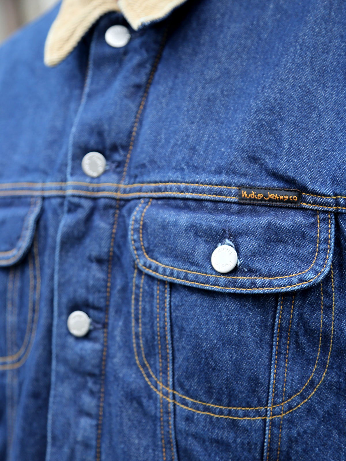 Nudie Jeans Johnny Thunder Denim Jacket – Dark Blue (160851)