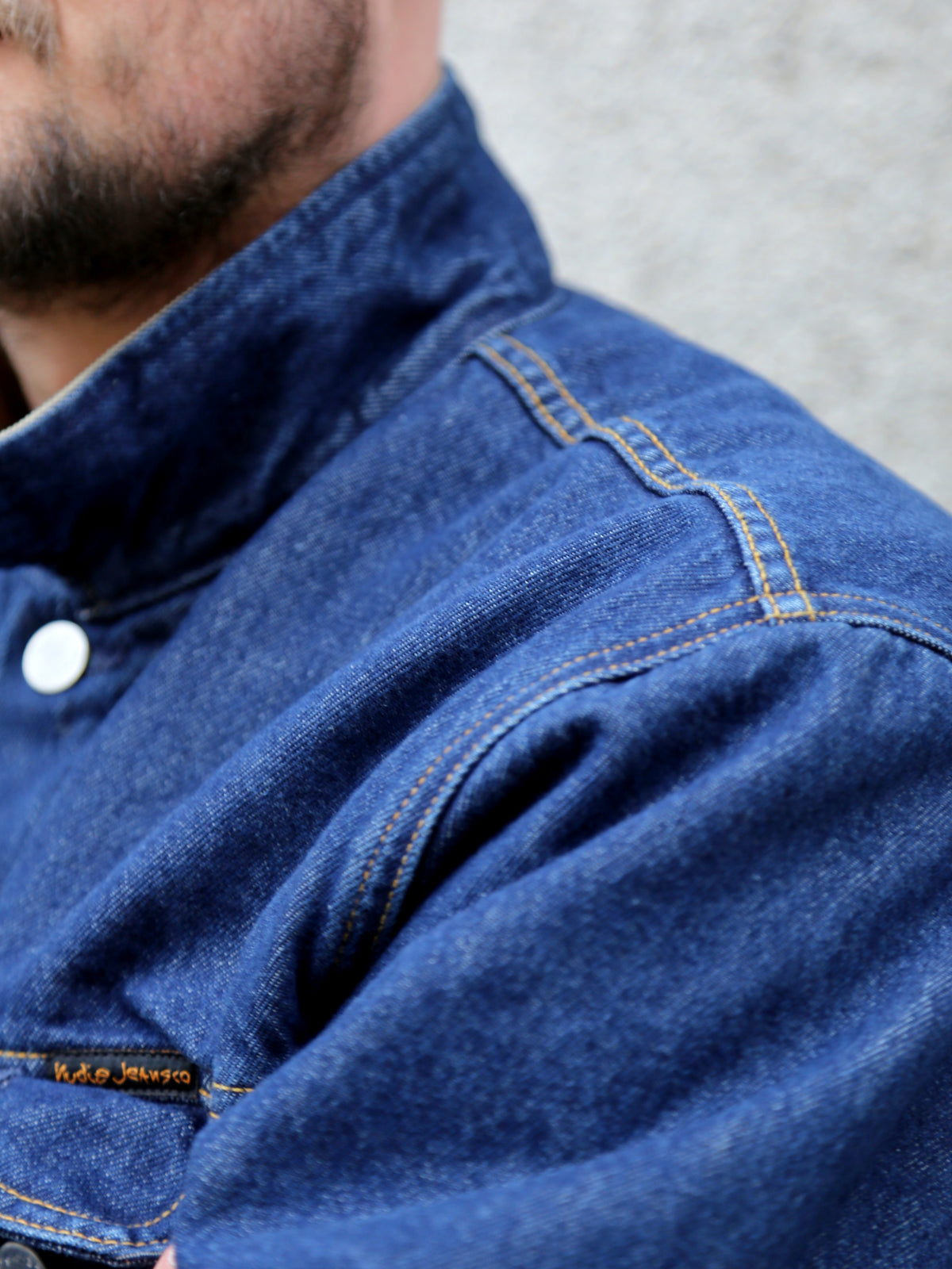 Nudie Jeans Johnny Thunder Denim Jacket – Dark Blue (160851)