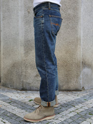 Nudie Jeans Gritty Jackson Thriller Tracks – Indigo (115040)