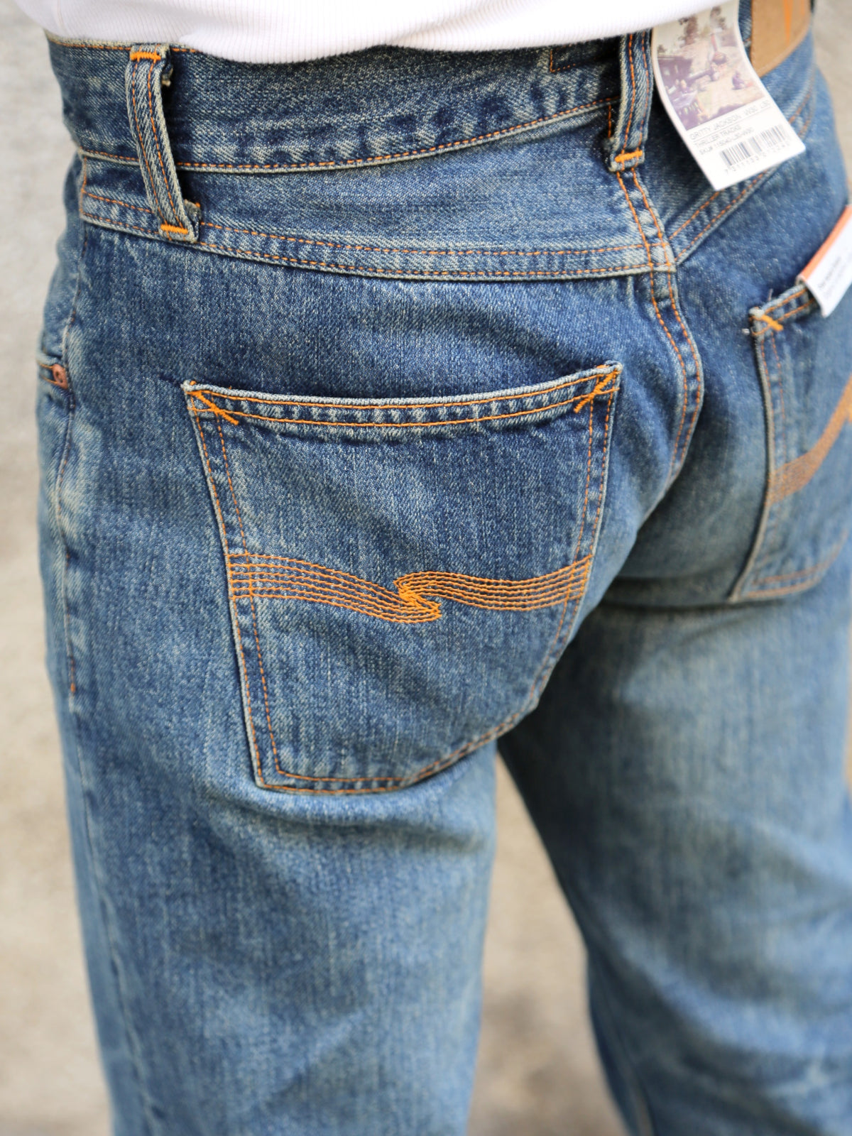 Nudie Jeans Gritty Jackson Thriller Tracks – Indigo (115040)