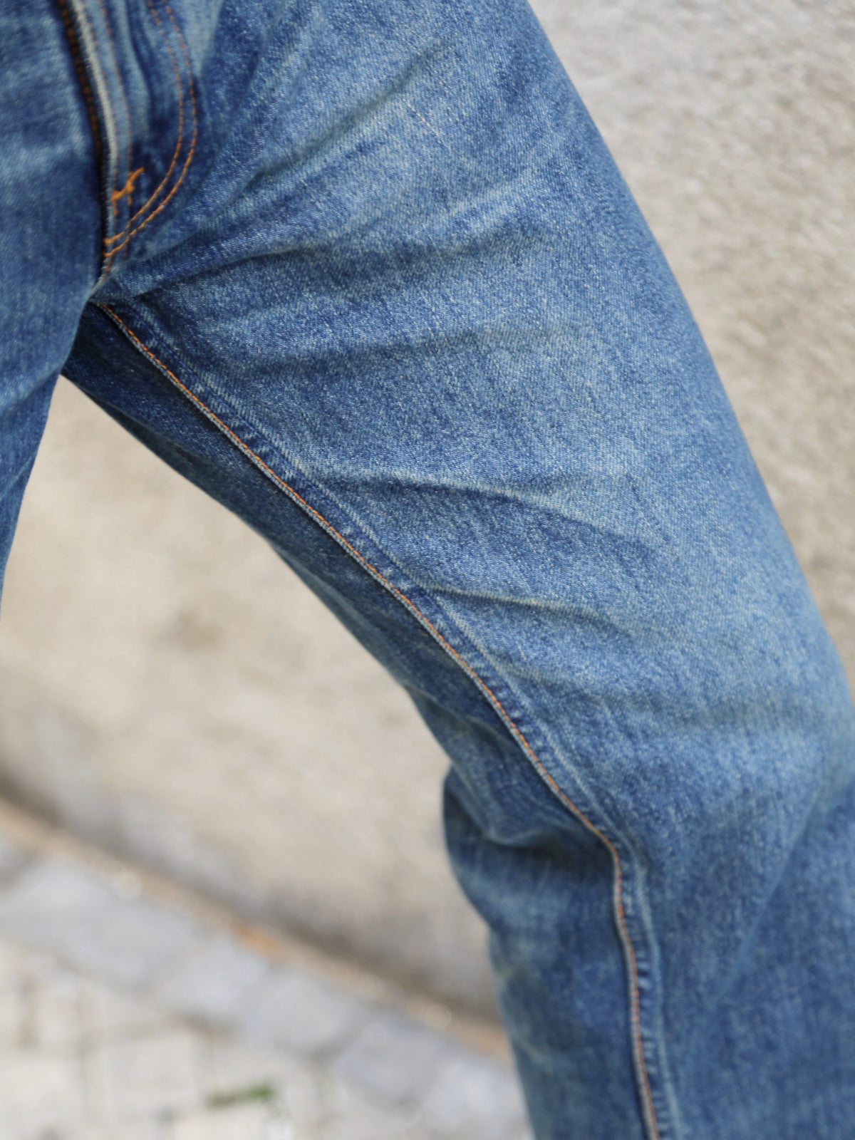 Nudie Jeans Gritty Jackson Thriller Tracks – Indigo (115040)