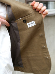 Hansen Daniel (27-46-6) Casual Waistcoat – Khaki Linen