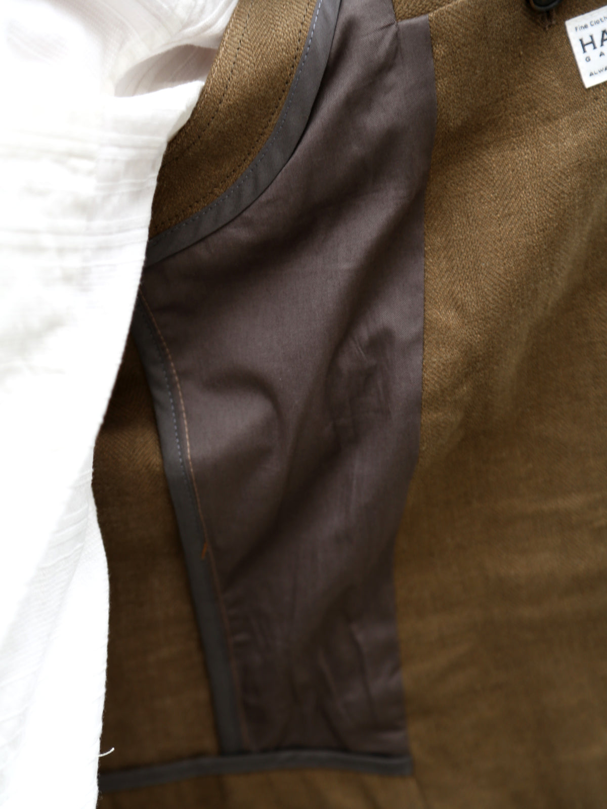 Hansen Daniel (27-46-6) Casual Waistcoat – Khaki Linen