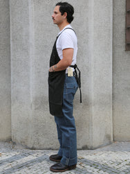 Iron Heart 12oz Wabash Apron – Black (IHG-058-BLK)