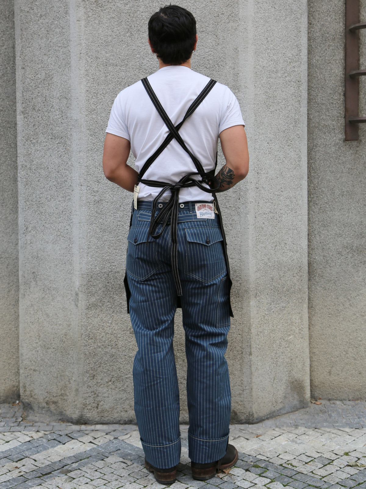 Iron Heart 12oz Wabash Apron – Black (IHG-058-BLK)