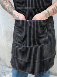 Iron Heart 12oz Wabash Apron – Black (IHG-058-BLK)