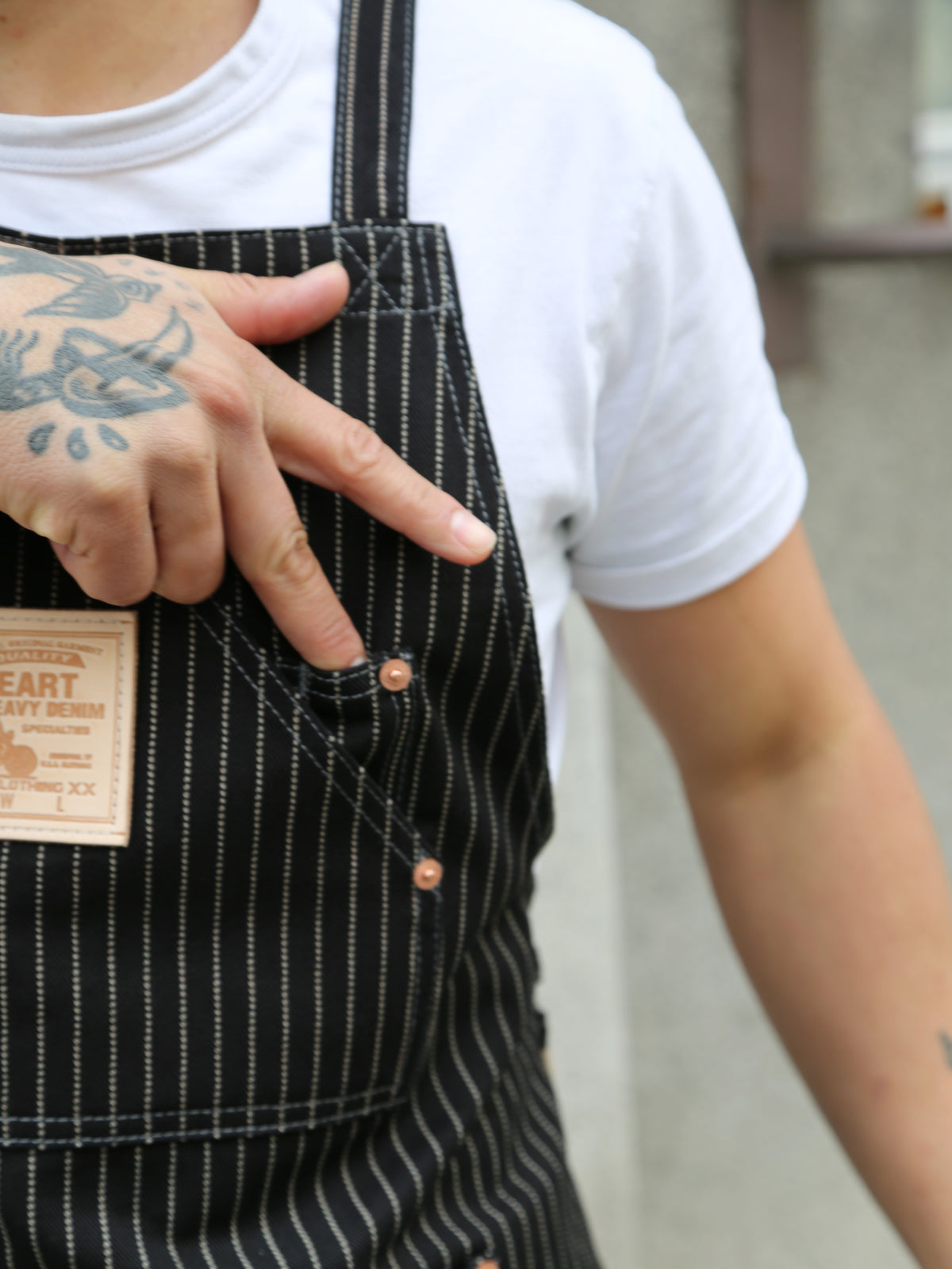 Iron Heart 12oz Wabash Apron – Black (IHG-058-BLK)