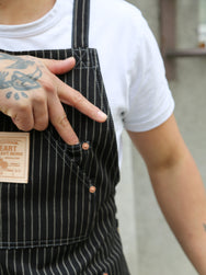 Iron Heart 12oz Wabash Apron – Black (IHG-058-BLK)