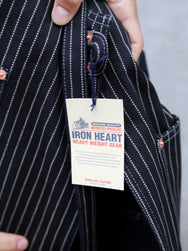 Iron Heart 12oz Wabash Apron – Black (IHG-058-BLK)