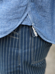 Momotaro 5oz Chambray Shirt – Indigo (MMLS1001)