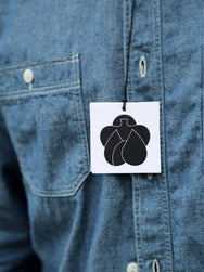 Momotaro 5oz Chambray Shirt – Indigo (MMLS1001)