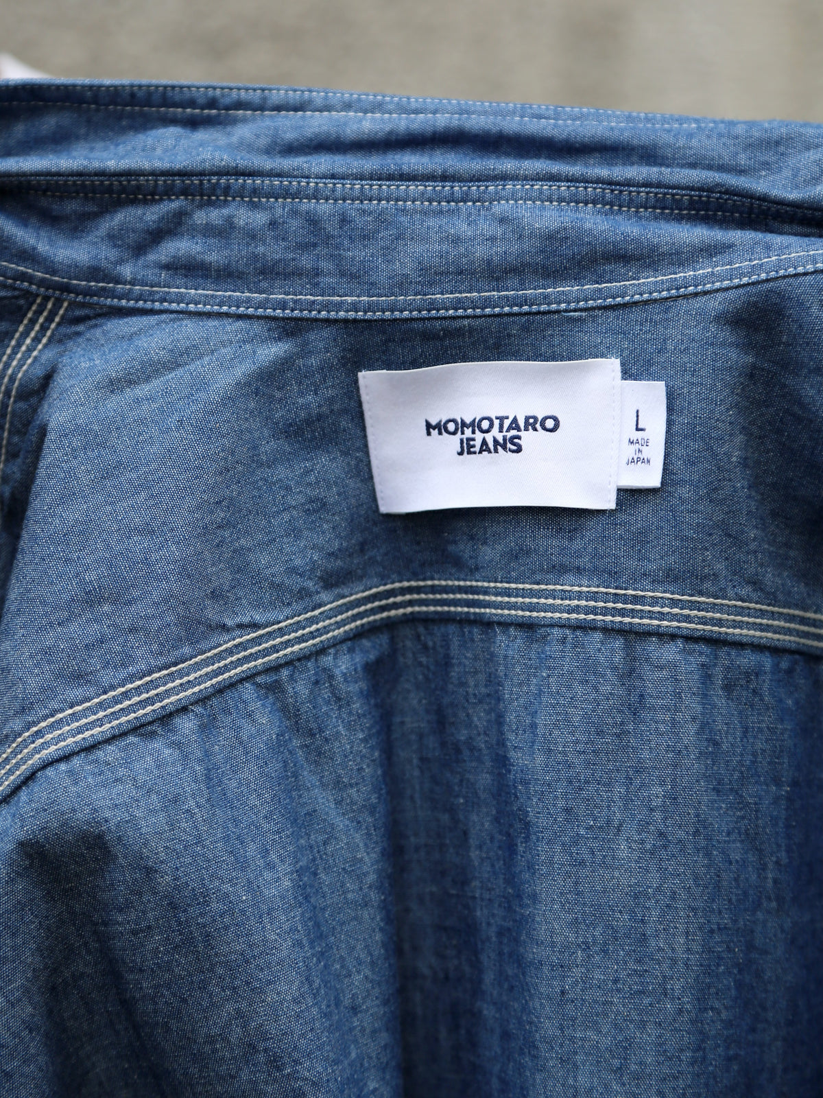 Momotaro 5oz Chambray Shirt – Indigo (MMLS1001)