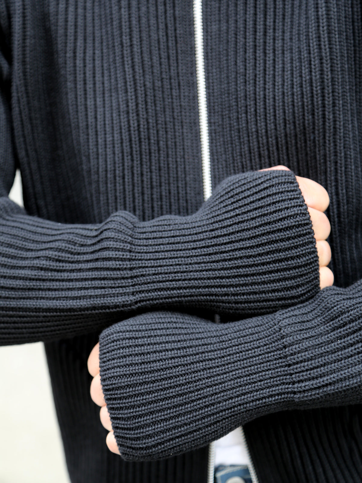 Andersen Andersen Navy Full-zip Pockets – Black (NFZP)