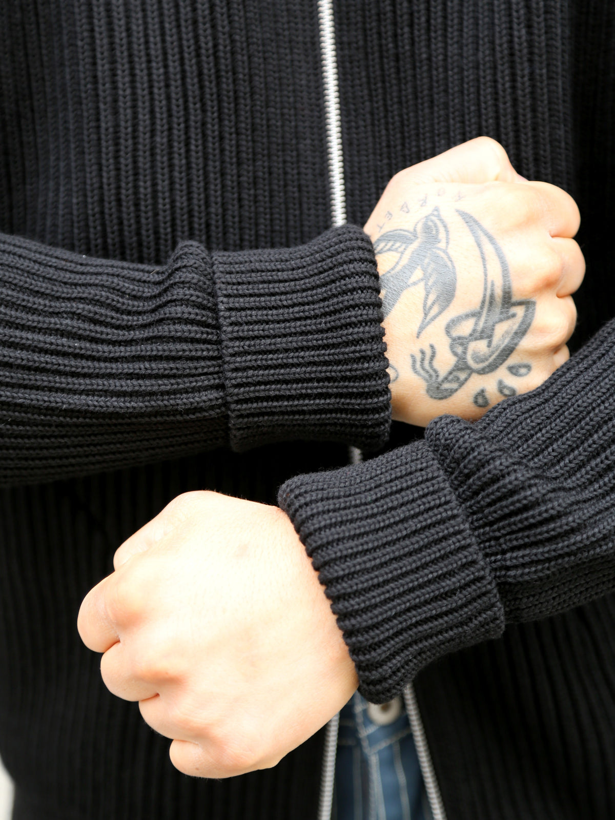 Andersen Andersen Navy Full-zip Pockets – Black (NFZP)