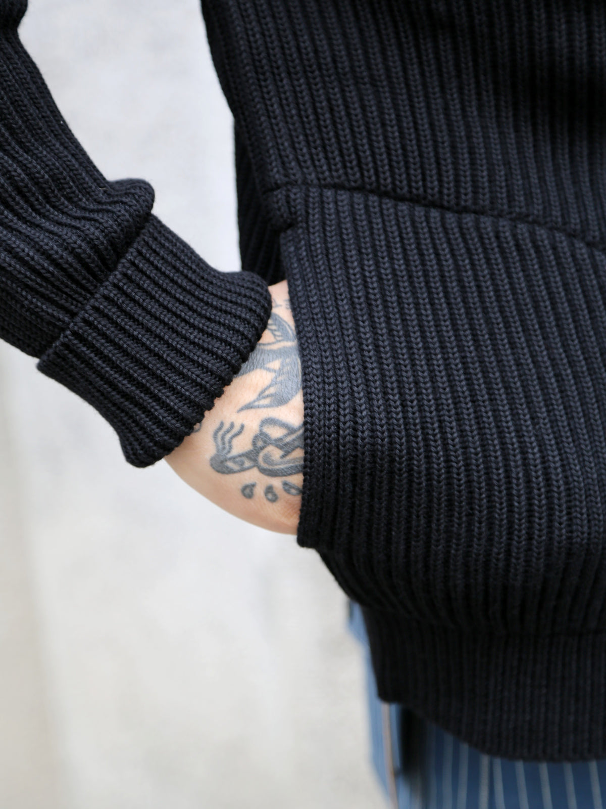 Andersen Andersen Navy Full-zip Pockets – Black (NFZP)