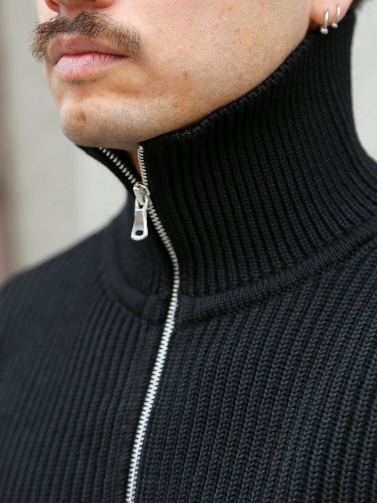 Andersen Andersen Navy Full-zip Pockets – Black (NFZP)