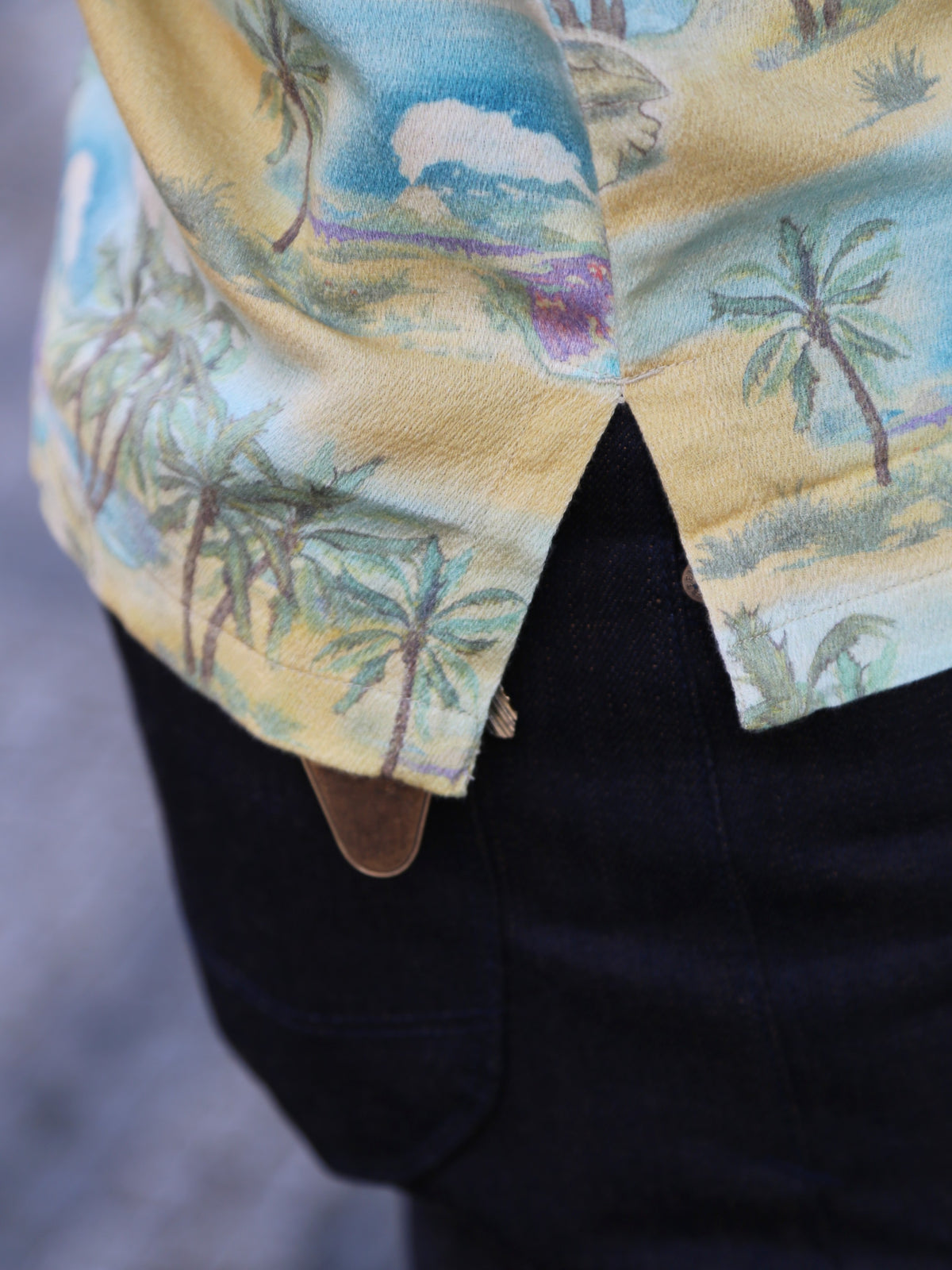 Nudie Jeans Arvid Pearls Hawaii Shirt – Mustard (140878)