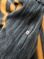 Indigofera Conway Shirt – Dark Grey/Wine/Orange (6339-504-01)