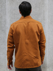 Iron Heart 13oz Oxford Cloth Work Overshirt – Camel (IHSH-423-CAM)