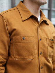 Iron Heart 13oz Oxford Cloth Work Overshirt – Camel (IHSH-423-CAM)