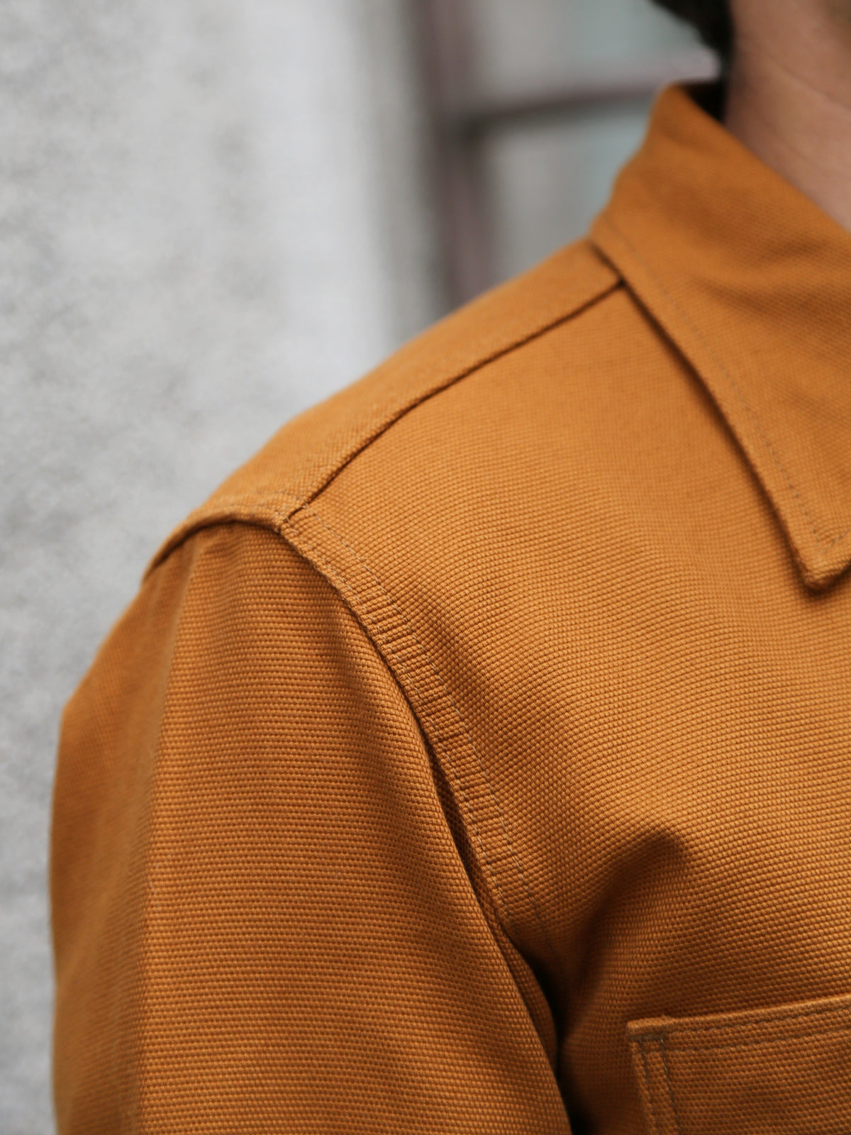 Iron Heart 13oz Oxford Cloth Work Overshirt – Camel (IHSH-423-CAM)