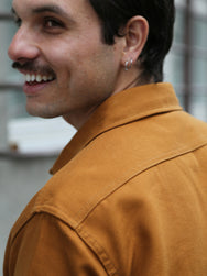 Iron Heart 13oz Oxford Cloth Work Overshirt – Camel (IHSH-423-CAM)