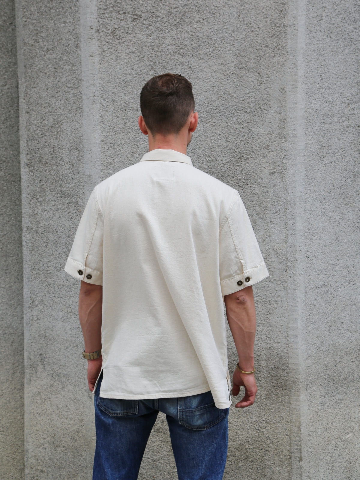 Indigofera Rivera Shirt / Carson Denim - Ecru