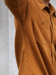 Iron Heart 13oz Oxford Cloth Work Overshirt – Camel (IHSH-423-CAM)