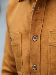 Iron Heart 13oz Oxford Cloth Work Overshirt – Camel (IHSH-423-CAM)