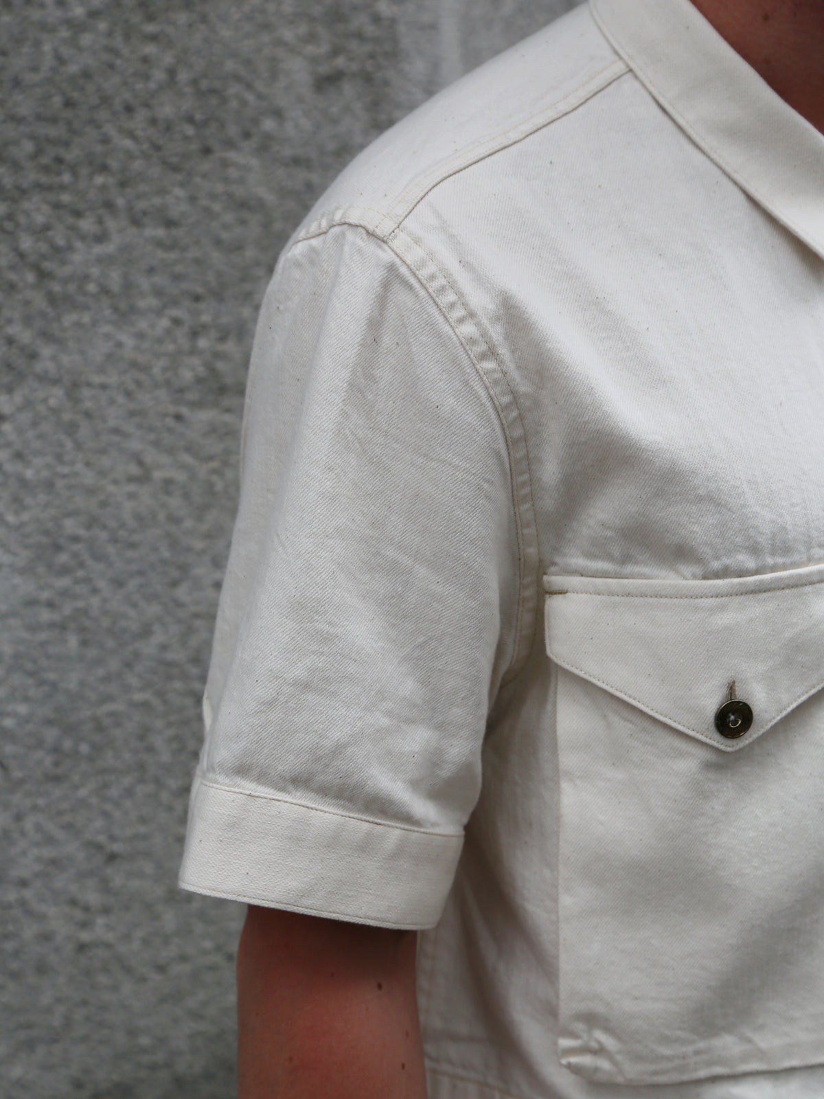 Indigofera Rivera Shirt / Carson Denim - Ecru