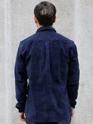 Indigofera Webster Dobby Corduroy Shirt – Navy (6345-573-47)