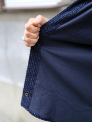 Indigofera Webster Dobby Corduroy Shirt – Navy (6345-573-47)