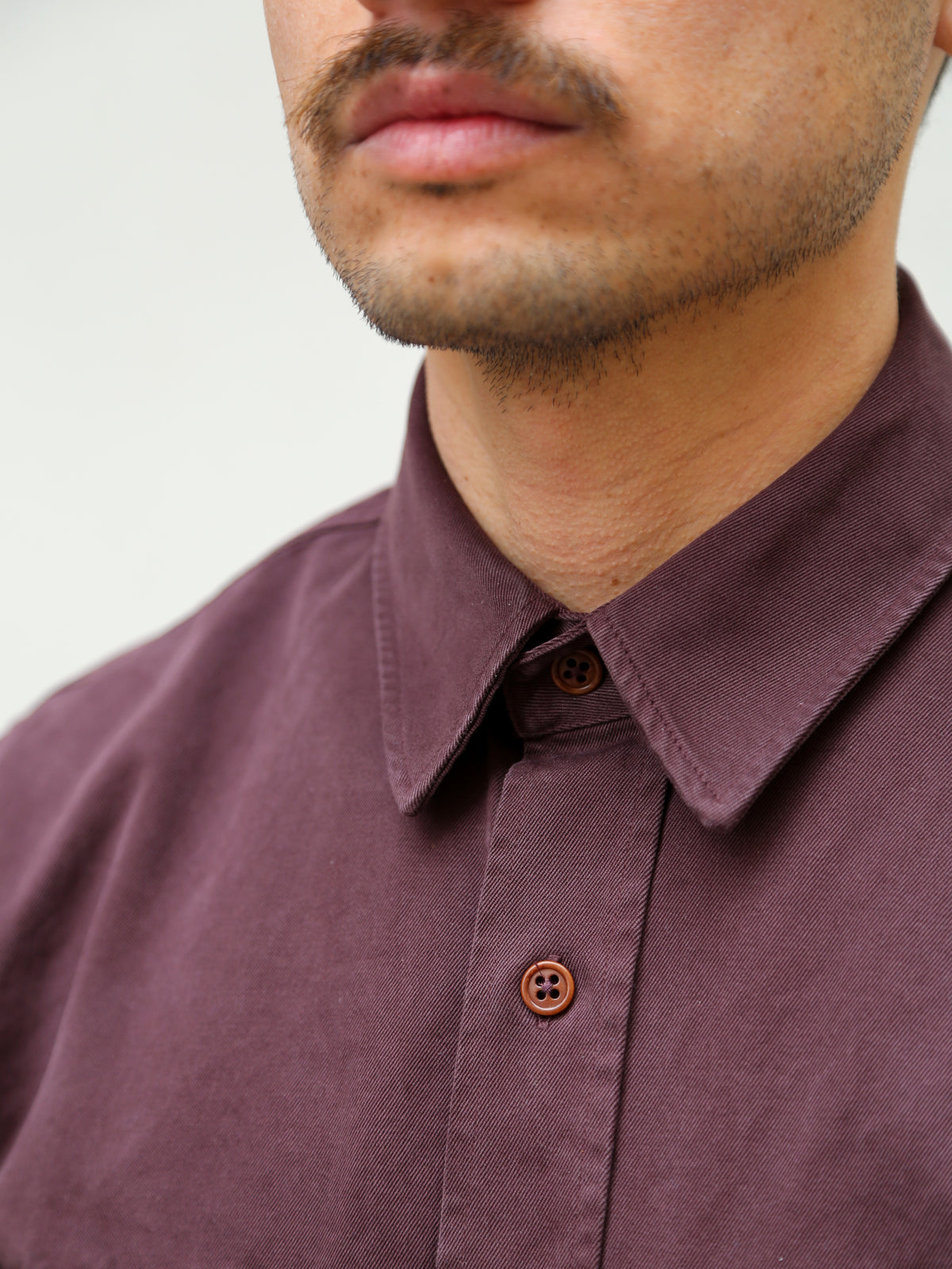 Indigofera Alamo Shirt – Crimson Dusk
