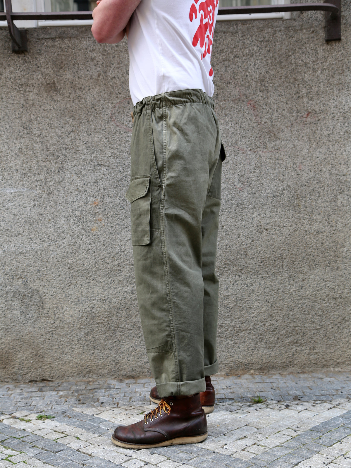 Fleurs de Bagne The "Submariner" Pant - Ripstop Khaki