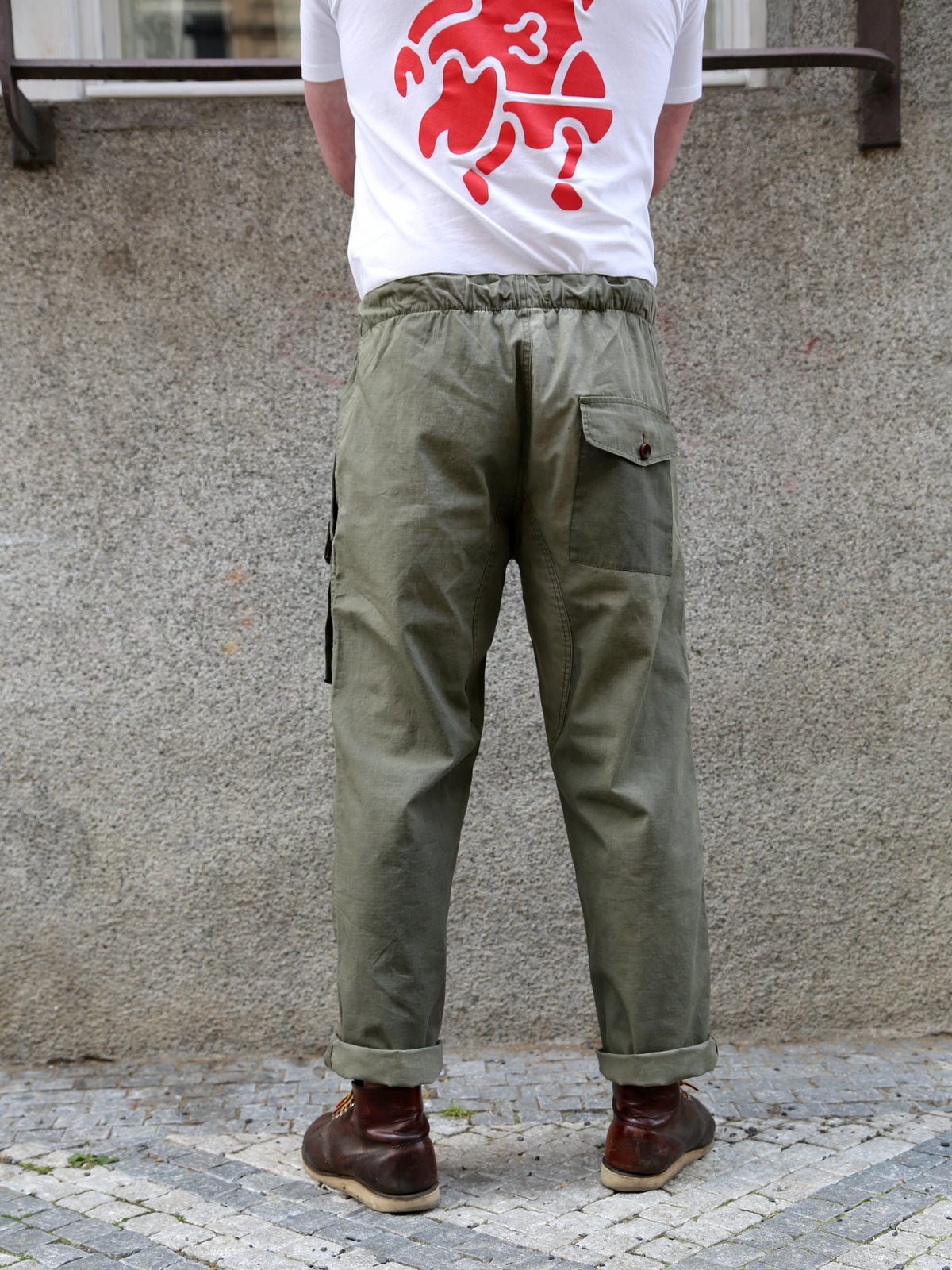 Fleurs de Bagne The "Submariner" Pant - Ripstop Khaki