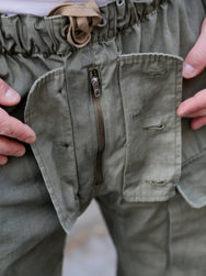 Fleurs de Bagne The "Submariner" Pant - Ripstop Khaki