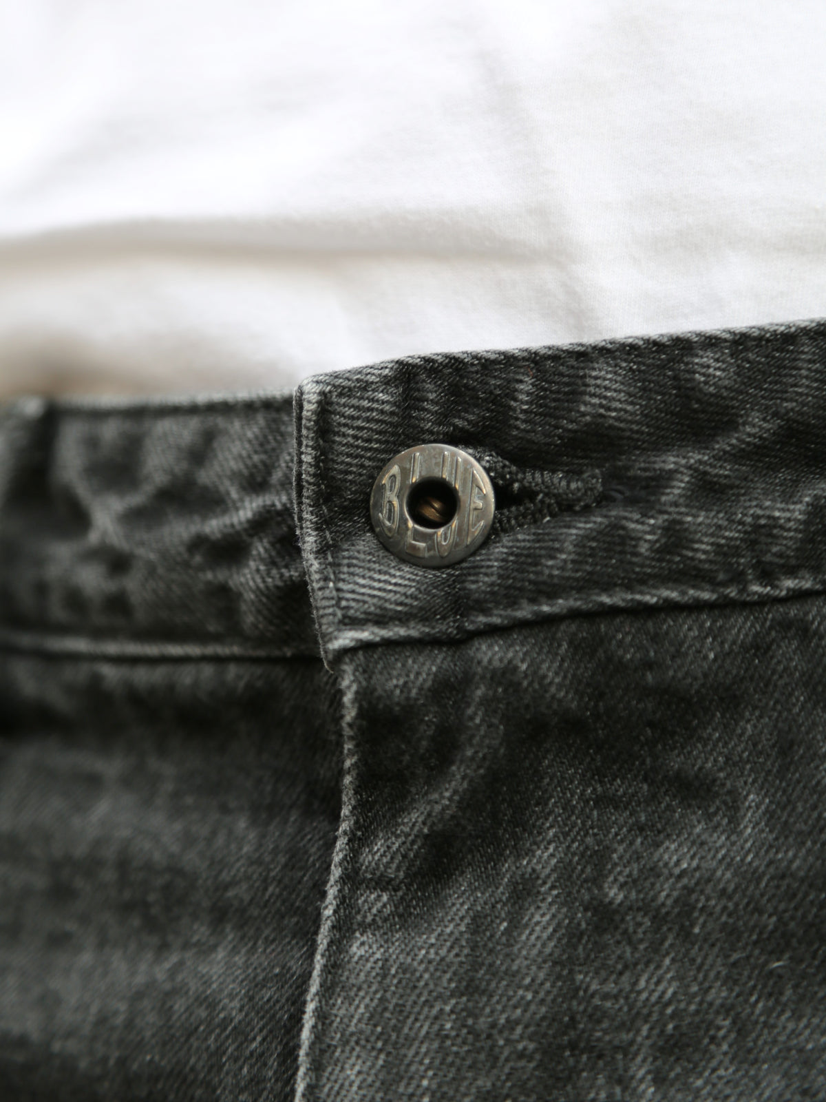 Japan Blue 14oz Black / Black Denim Straight Washed (JBAG1314)