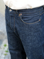 Stevenson Overall Co. Encinitas 150 Raw Denim Jeans 13oz (one wash) - Indigo